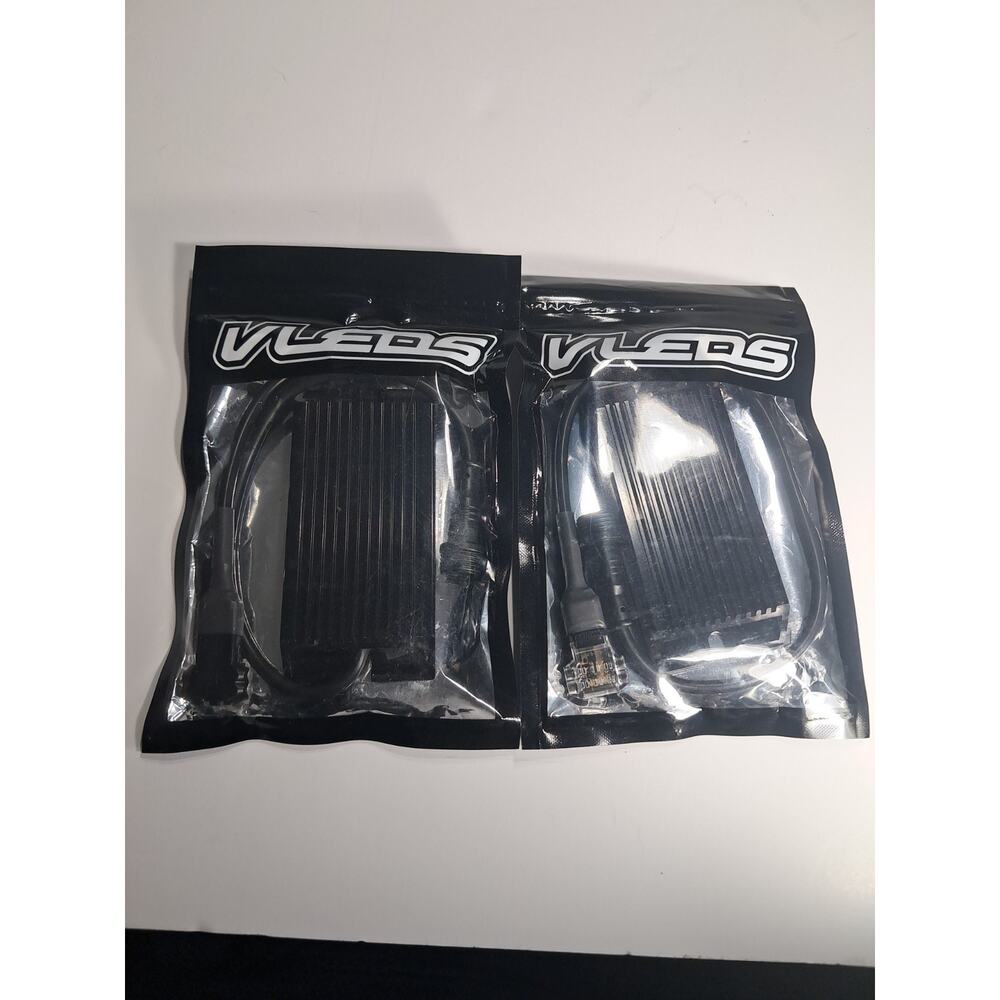 VLEDS 2pcs VLR-3 LED Turn Signal Load Resistor (4 Bulb Value) w/DuoTap Harness 3